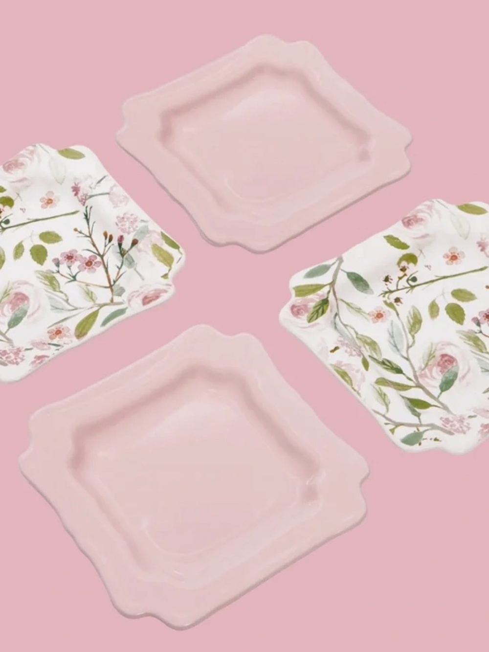 NEW Sweet Laurel Ceramic Dessert Plates